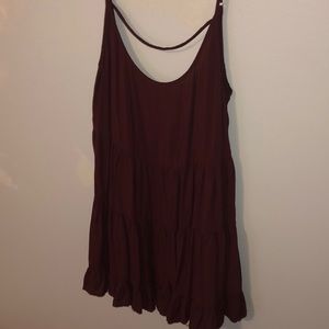 Brandy Melville maroon dress